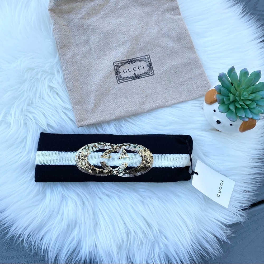 Gucci Sequin Head Warmer